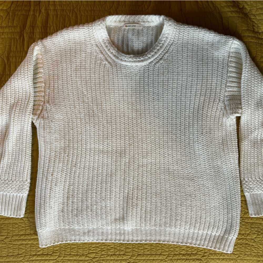 Marine Layer Oversized Crewneck Sweater